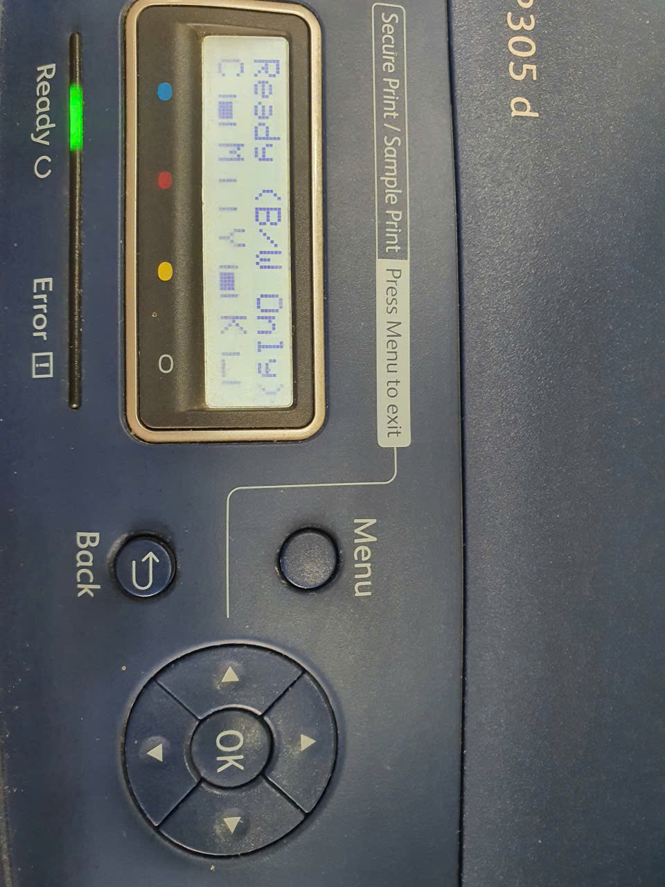 Bán máy in FUJI XEROX CP305D lazer màu cũ